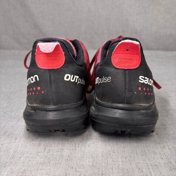 Salomon Outpulse Gore-Tex Hiking Shoes Maroon Black Gorpcore Women’s 10‎ - Picture 7 of 12